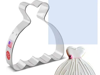 Wedding Ball Gown Cookie Cutter