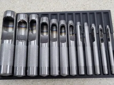 12 Piece Tekton Hollow punch tray