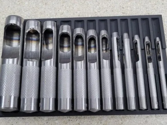 12 Piece Tekton Hollow punch tray