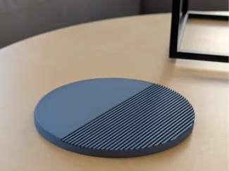 Dual Texture Coaster - Modern Kitchen Accessory