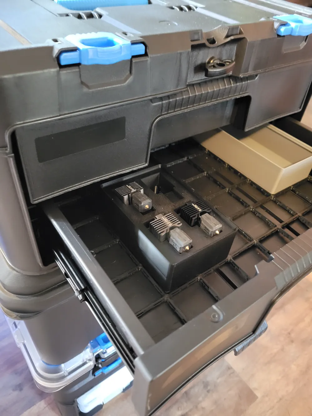 Clickbase Printable CLICKbase Gridfinity HART & Keter 2 drawer toolbox - Free 3D Print ...