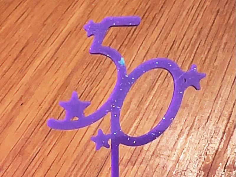 50 Cupcake Topper