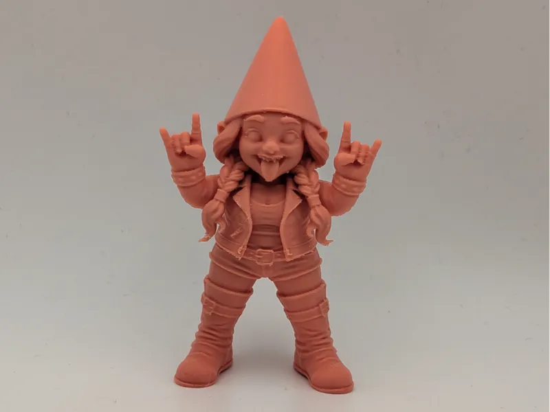 Rock On Gnome Girl – Rebel Garden Gnome