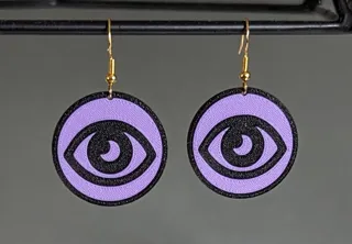 Pokemon Trading Card Game - Psychic Energy Earrings