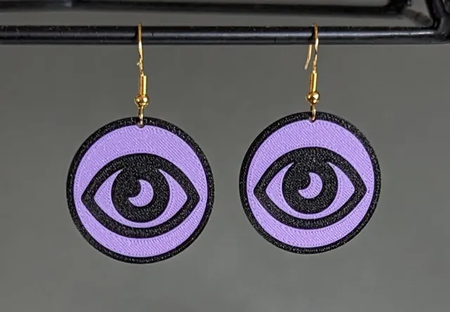 Pokemon Trading Card Game - Psychic Energy Earrings