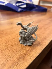 Wyvern on rock pile