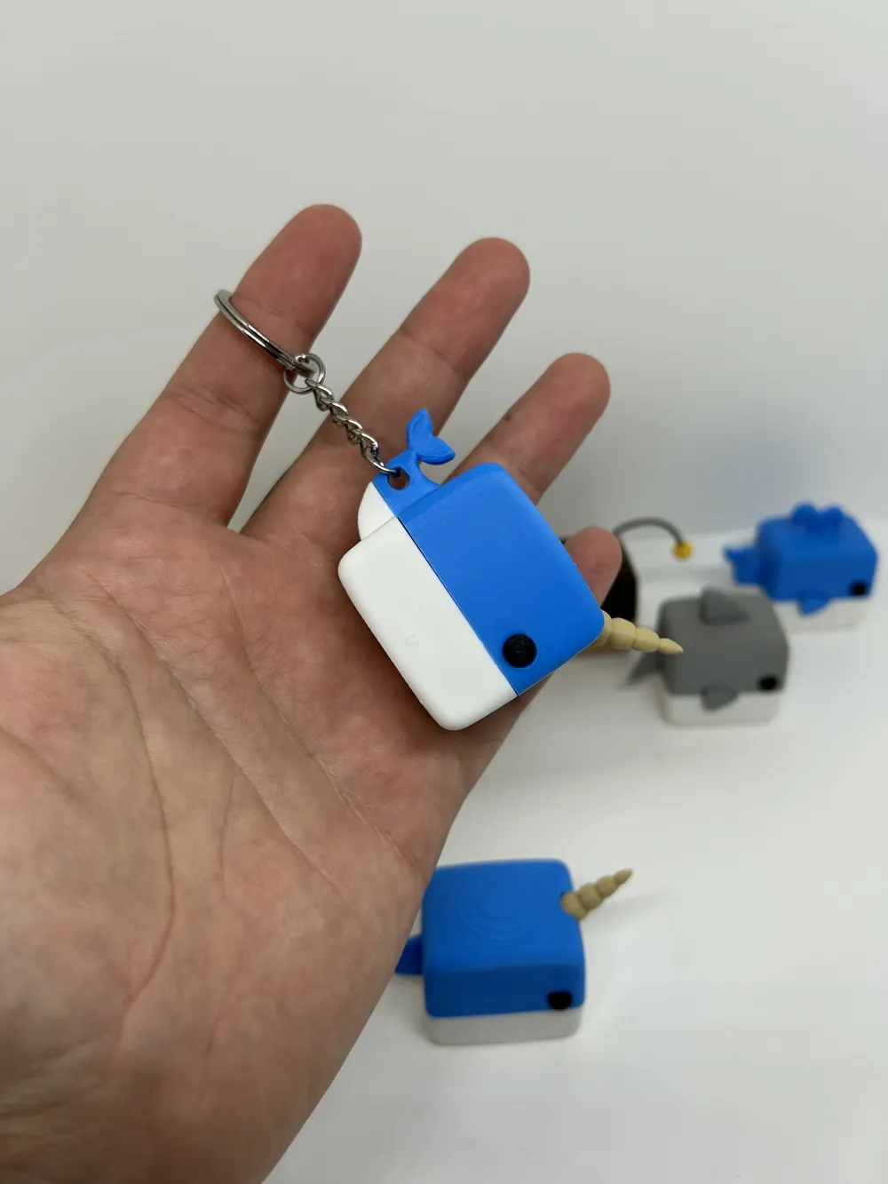 Cubic fish (Narwhal) - No AMS - Dano's toy - Free 3D Print Model ...