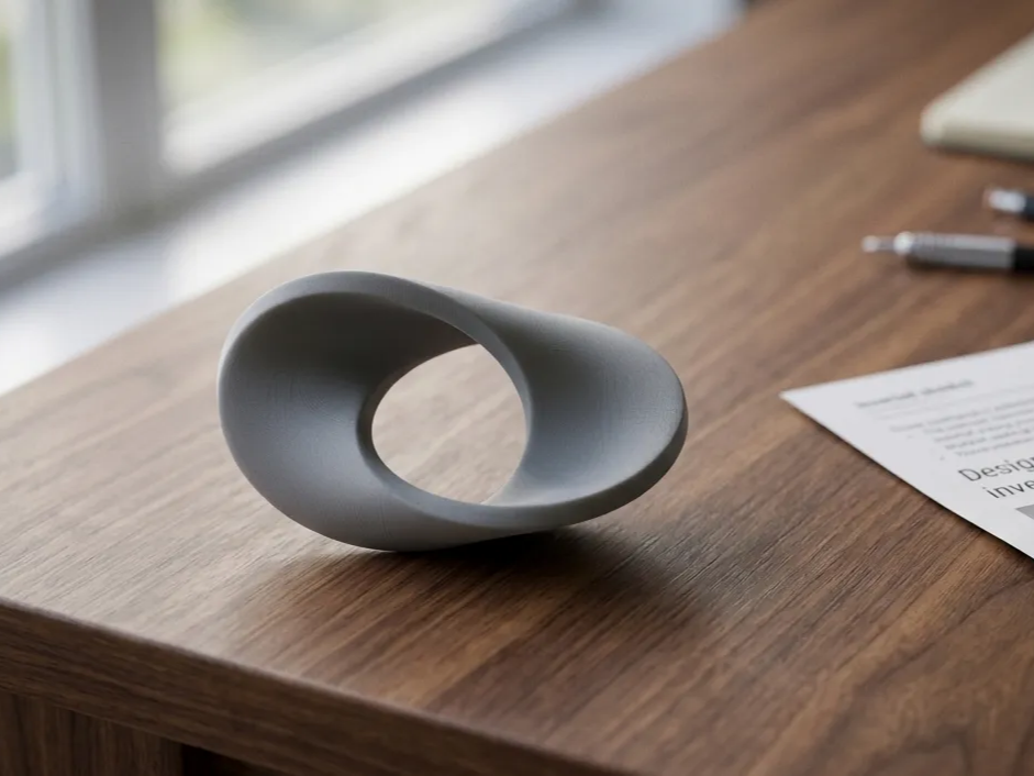 Impossible Rolling Shape – Inverted Oloid (no AMS)