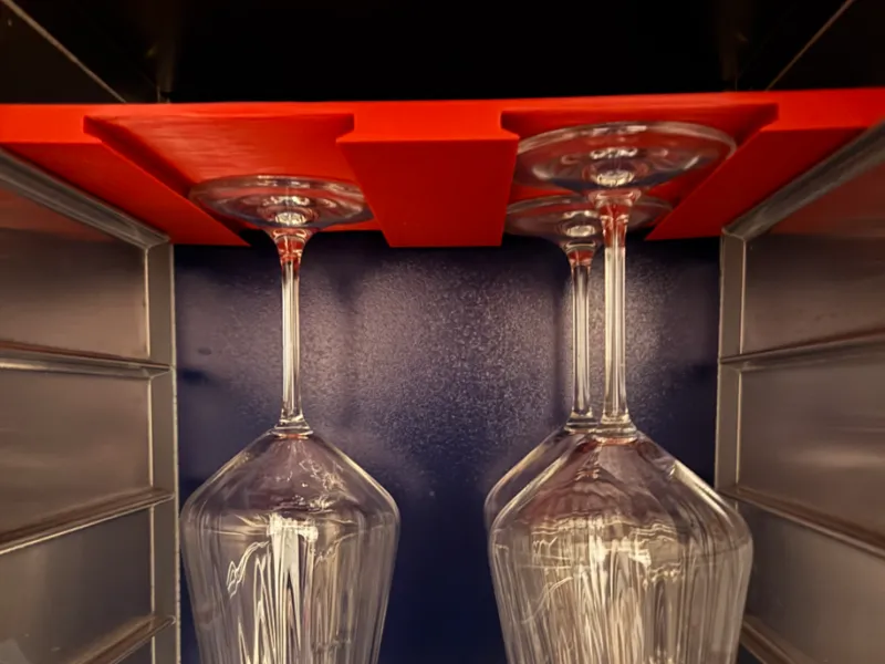 Wineglass Rack for ATLAS Half-Size Airline-Trolley