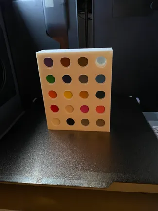 Box for swatch display boards