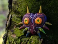 Masque de Majora HD effet bois (Zelda) — photo 1