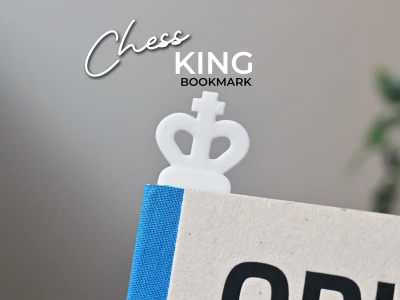 Chess King Bookmark