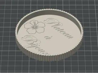 plateau a bijoux rond