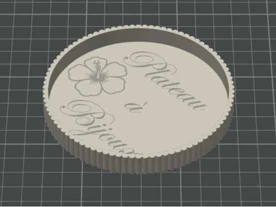 plateau a bijoux rond
