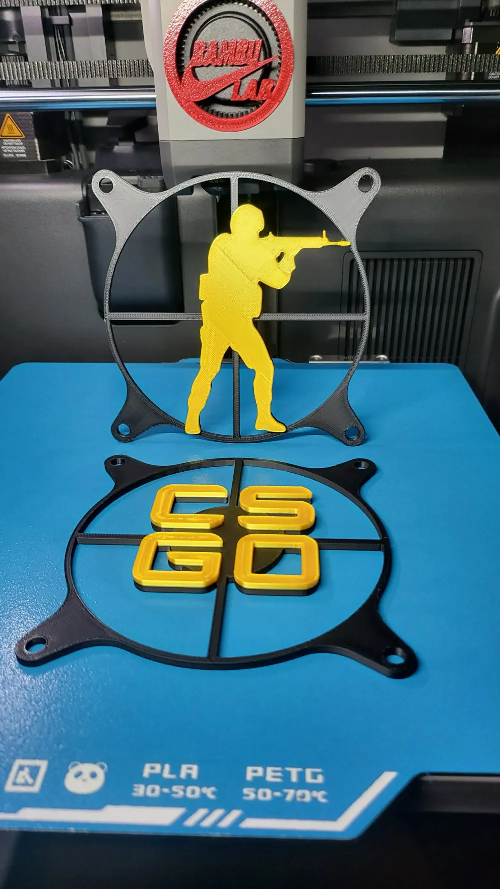 CS GO Counter Strike PC Fan Cover No AMS - Free 3D Print Model - MakerWorld