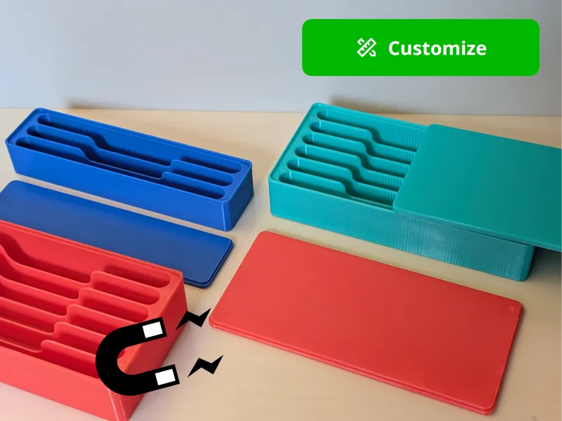 Customizable Magnetic Watch Band Box