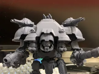 Big space knight with guns