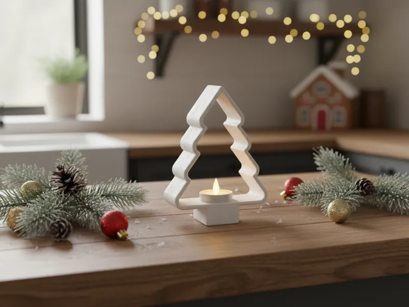 Christmas Tree Candle Holder