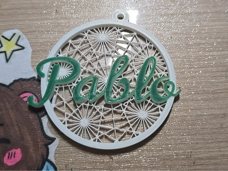 Custom Name Ornaments A–D – Xmas Decor