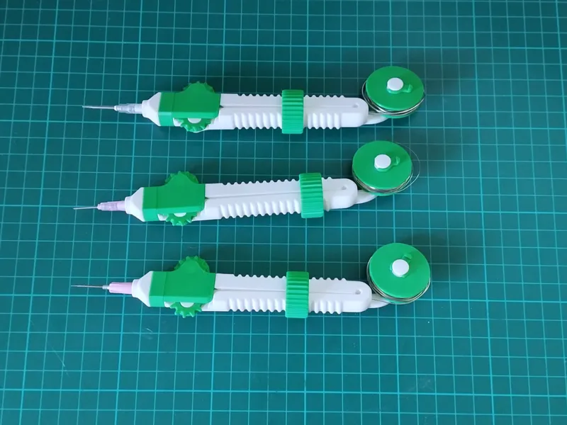 Solder Scroll with luer lock thread