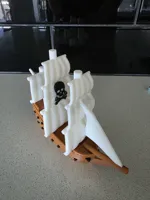 Scaled up with Jolly Rodger on Sails