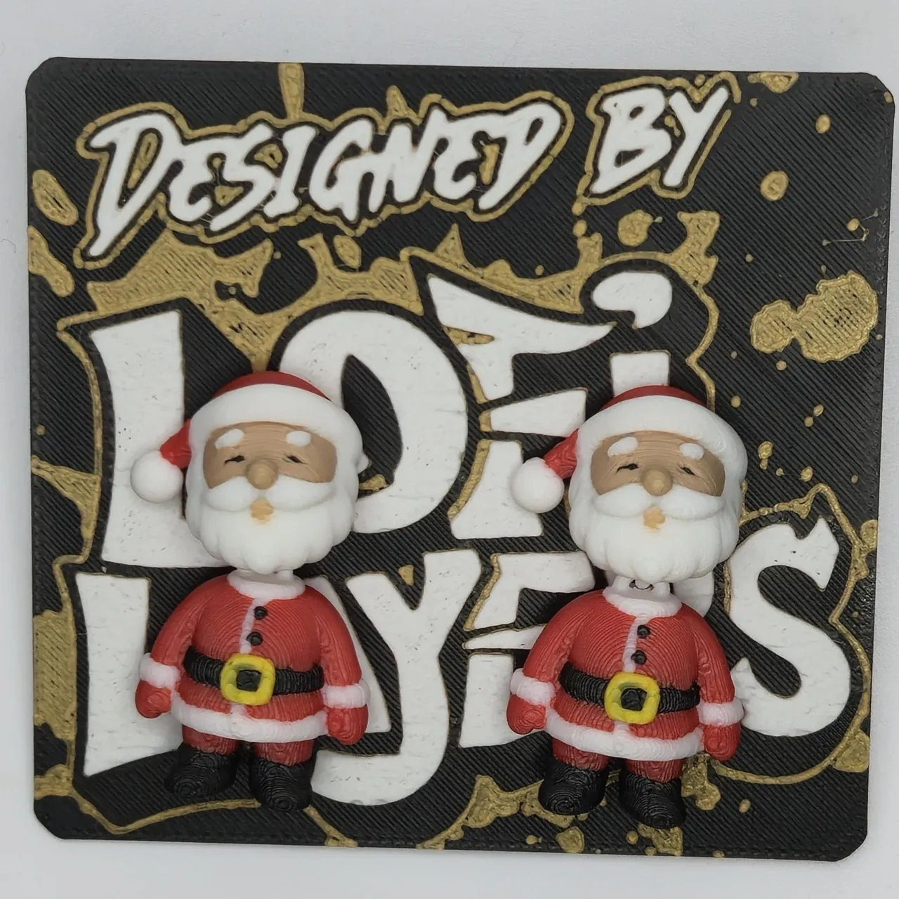 Santa Articulated Hanger Earrings view 3