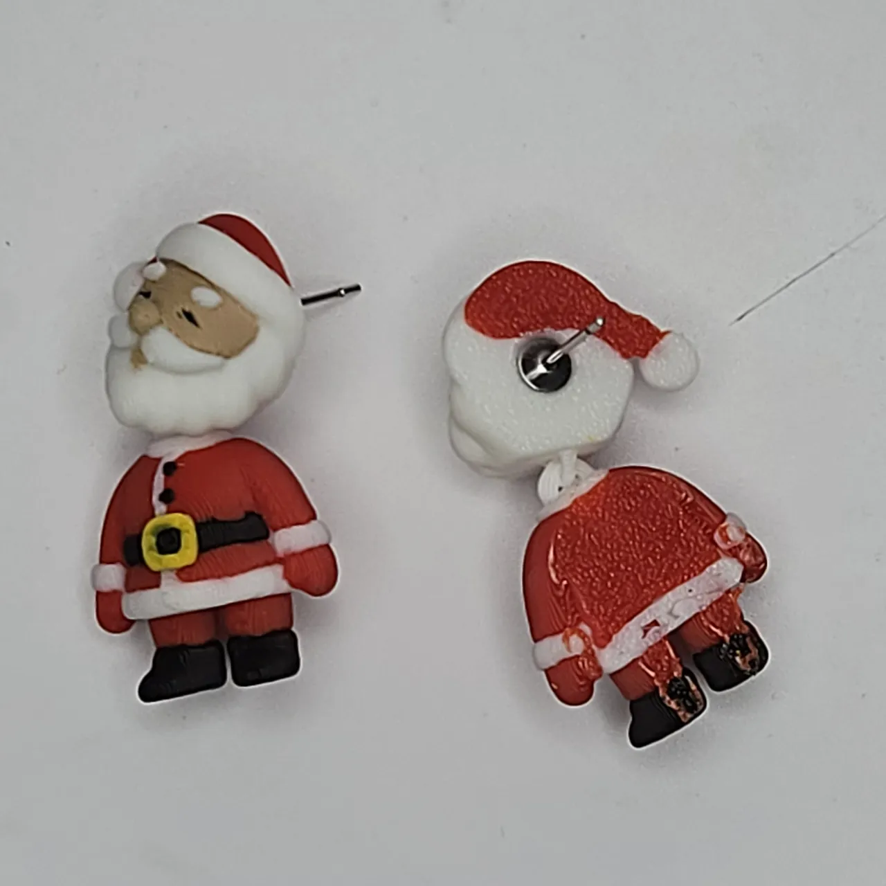 Santa Articulated Hanger Earrings view 4