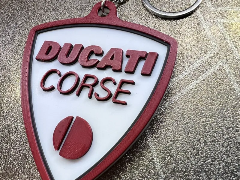 Ducati Corse Portachiavi 3D