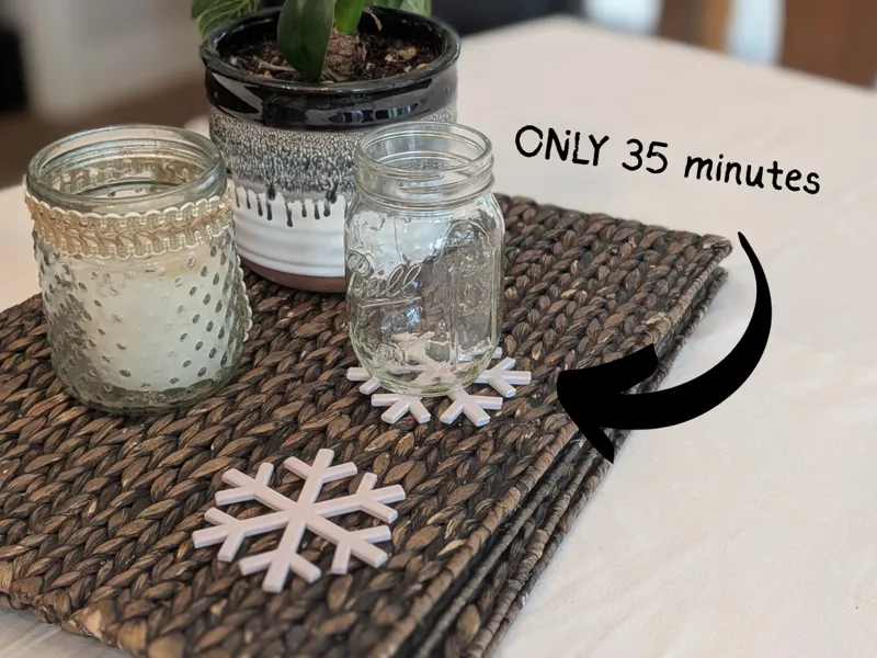 Snowflake Coasters 