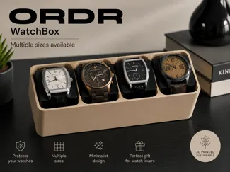 ORDR WatchBox-Storage for Your Favorite Timepieces