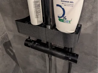Simple Shower Shelf For 24Ø Rod