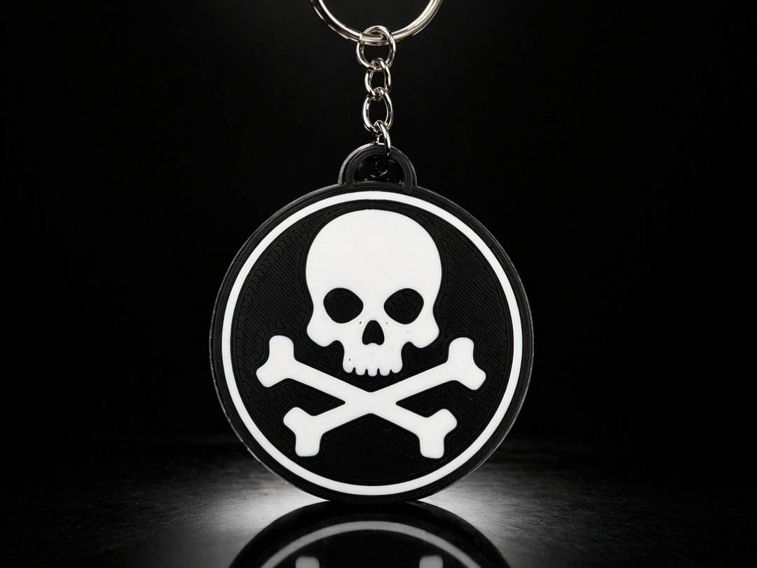 skull keychain