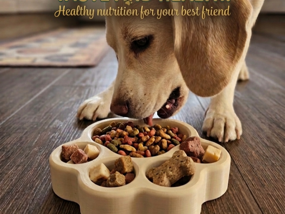 PawPrint Pet Bowl – Ciotola a Forma di Zampa