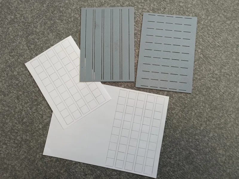 Beginner Genkouyoushi Stencil Set (20mm Grid)