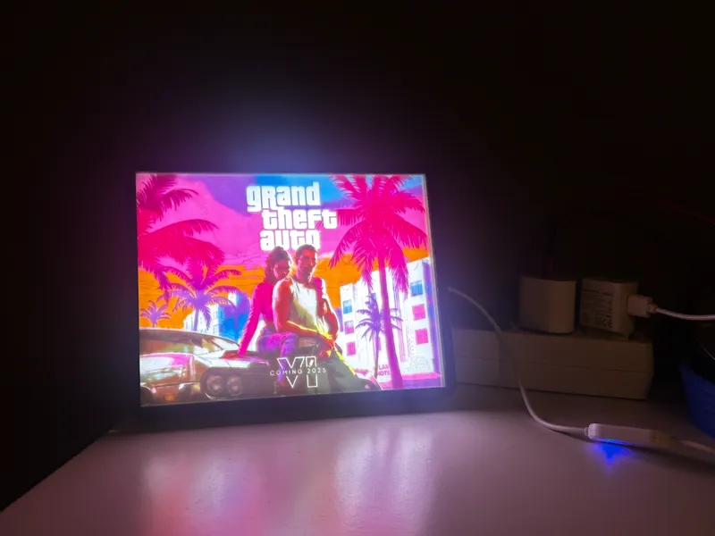 GTA VI Lithophane Artwork