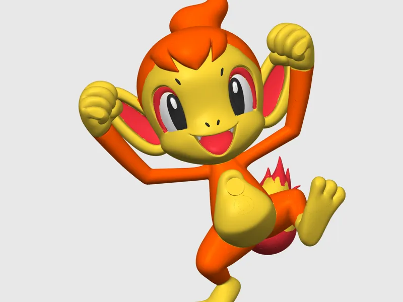 Chimchar jump Pokemon