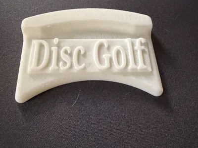 Disc golf wall mount