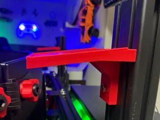 Sim Racing Rig Angled Speaker Shelfs