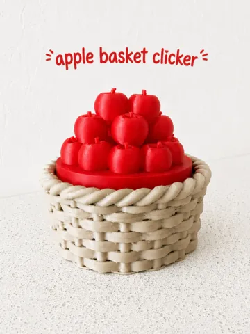 Objeto manipulable: Apple Basket Clicker | Fidget Toy | Fall Clicker — vista de referencia 2