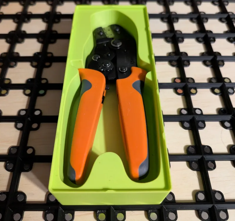 Gridfinity JST Terminal Pin Crimper Tray/Holder