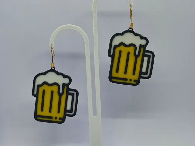 Pendientes Birra Bling