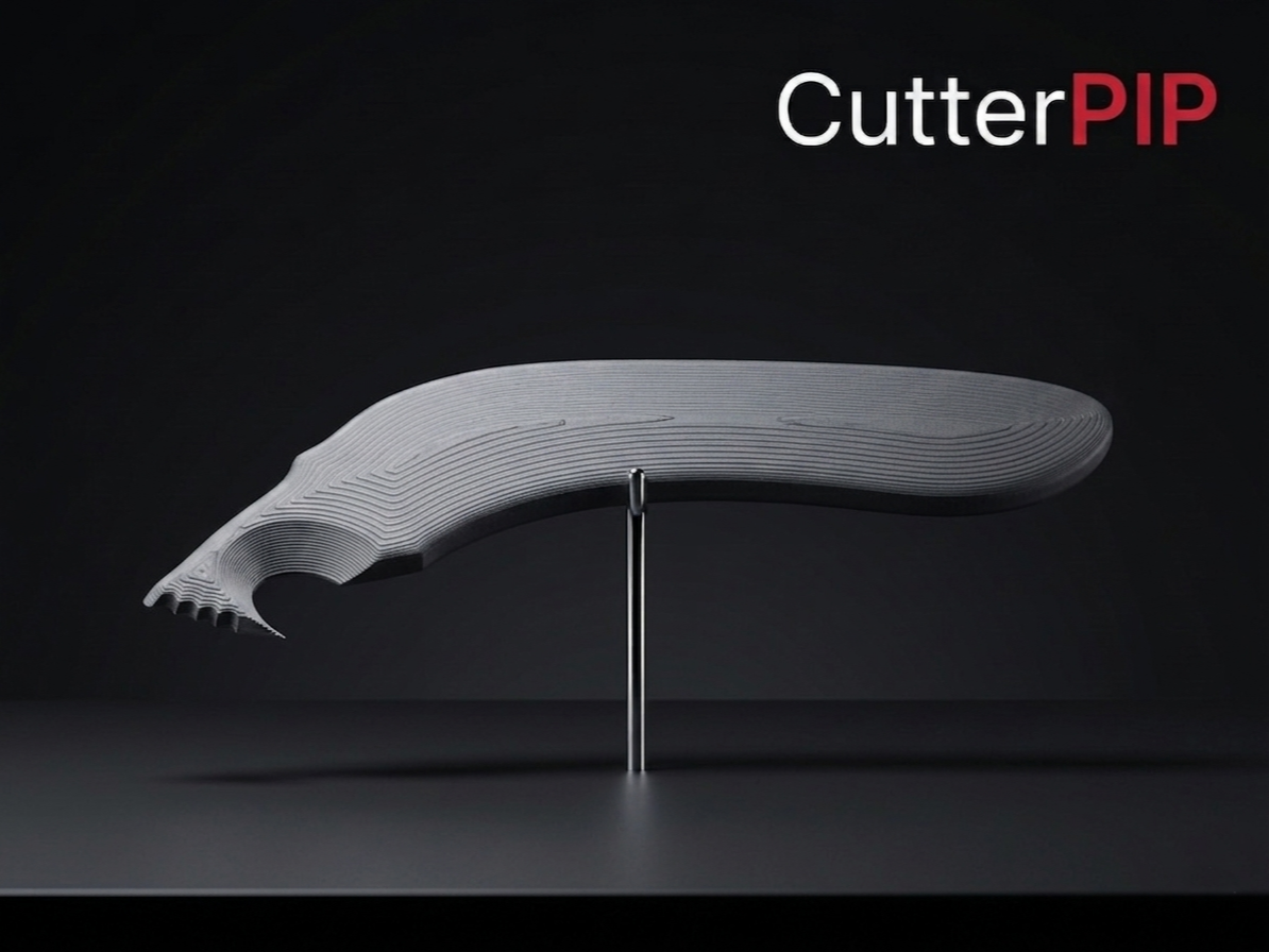 "Print & Use" Cutter 100% Print-in-Place