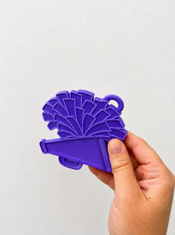 Accesorio para sujetar ligas de cabello: Cheer Ponytail Holder | Hair Tie Organizer — vista de referencia 3