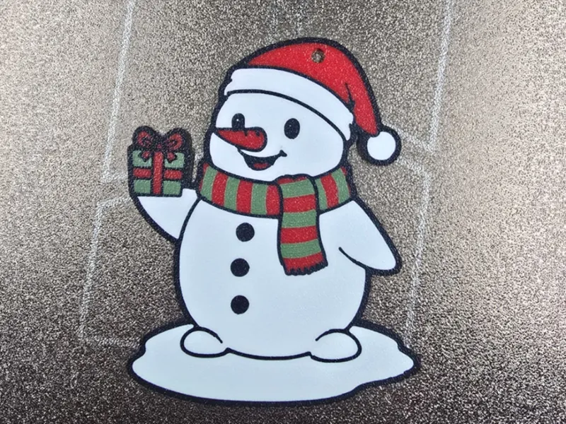 Snowman cgristmas tree ornament
