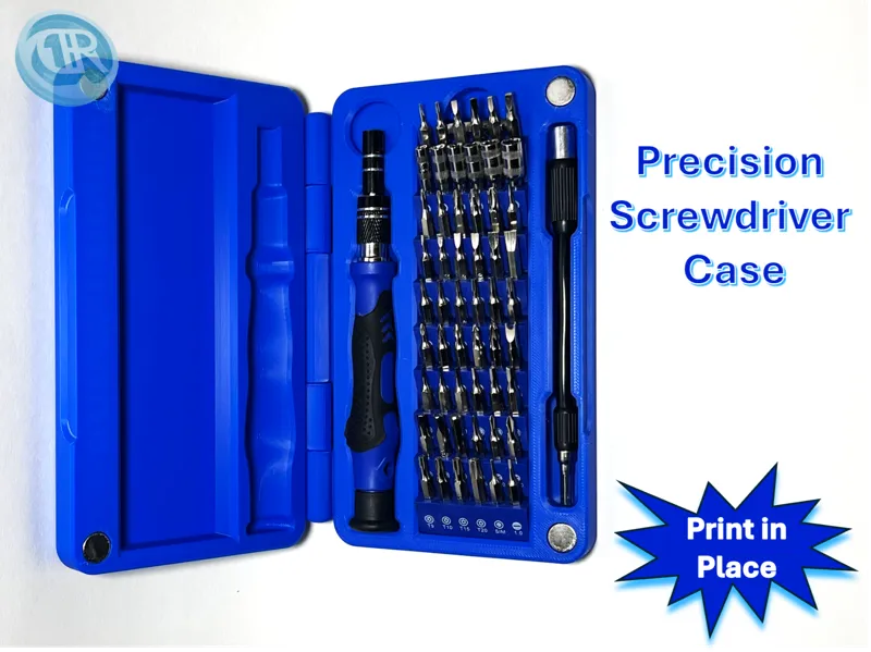Precision Screwdriver Tool Case - Print-in-Place
