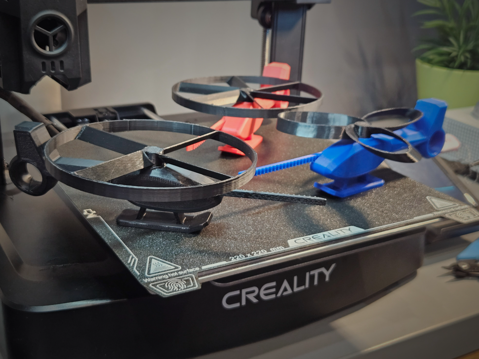 Pull-Launch Helicopter Toy 