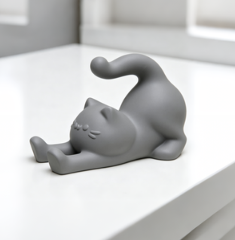 Miniatura 4 del modelo 3D 小猫手机架