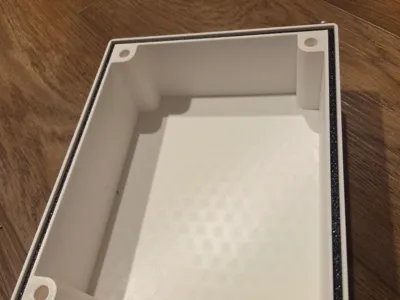 Water resistant box with TPU gasket
