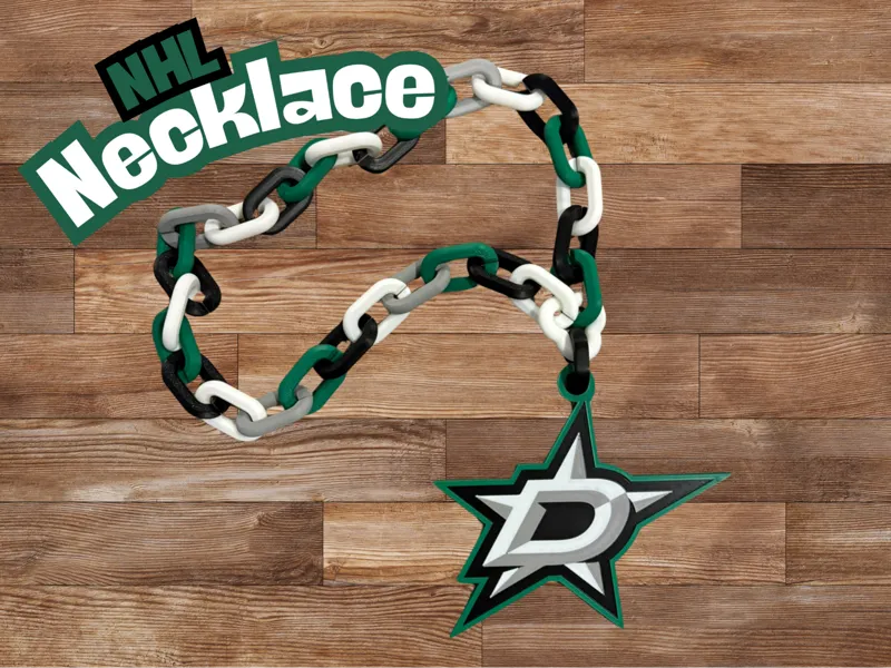 NHL Teams Chain Necklace - Dallas Stars