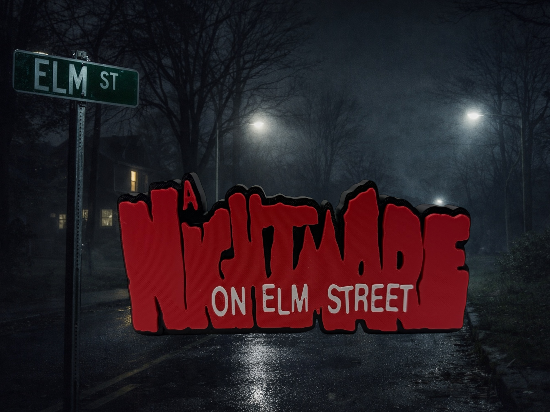 A Nightmare on Elm Street – 3D Logo Display